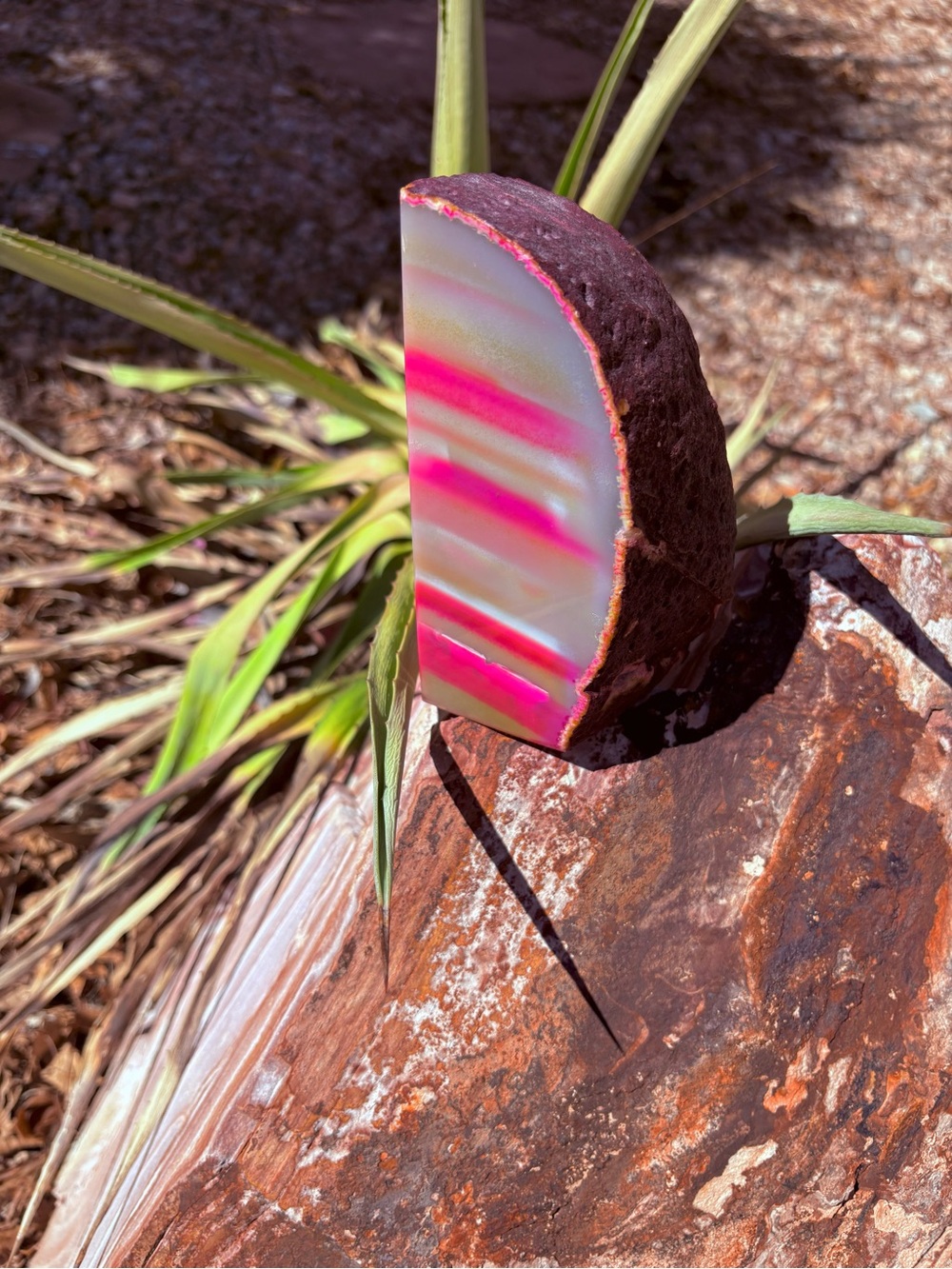 Pink Agate Slice ππβ¨π« - Picture 5 of 5